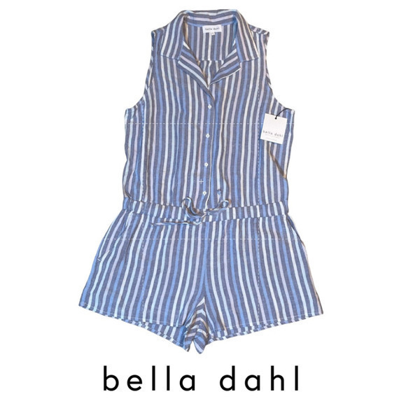 Bella Dahl Sleeveless Easy Romper‎ Size Large NWT - Picture 1 of 7